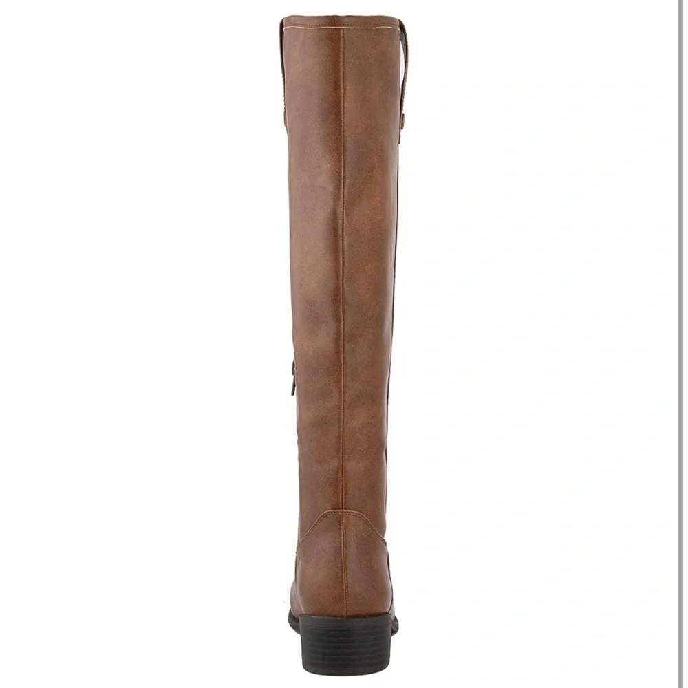 London Fog Women’s Boots sz 9.5 Wide Knee Hi Brown NEW # H744
